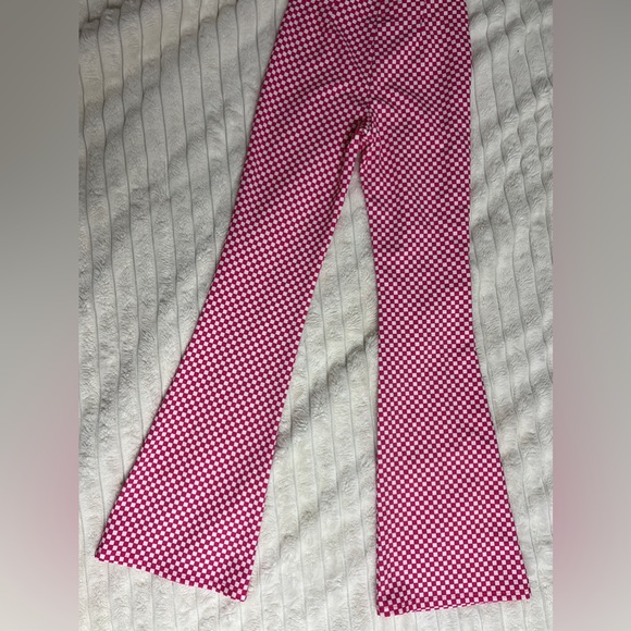 Garage Checkered Flare Pants EUC - Picture 3 of 4